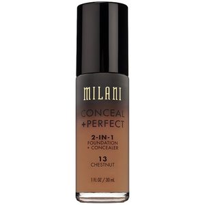 lot 2108 image: Milani Conceal  Perfect 2-in-1 Foundation  Concealer, Chestnut