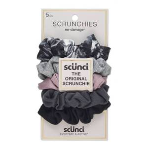 lot 2141 image: Conair Scunci Everyday & Active No Damage Scrunchies - 5pk