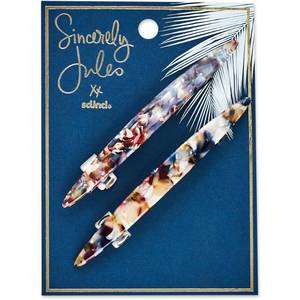 lot 2144 image: Sincerely Jules by Sc�nci Stone Barrettes - 2pk