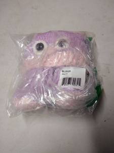 lot 7375 image: Quiltex Baby Girls Owl Hat & Booties Set 0-6 Months Purplepink