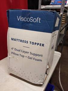 lot 7387 image: vs 4memory foam topper king