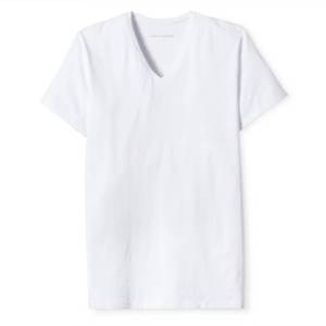 lot 7524 image: Mens Pair of Thieves V-Neck 1pk Shirt White S - Undershirts