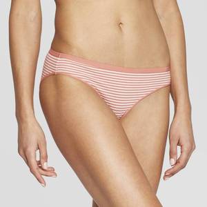 lot 7594 image: Womens Cotton Bikini 6pk - Auden Assorted S