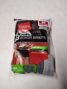 lot 7597 image: Hanes boxer briefs