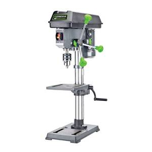 lot 1541 image: Genesis 4.1-Amp 10 in. 5-Speed Drill Press with 58 in. Chuck, Work Light, and Table Rotatable 360° and Tiltable 45°
