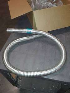 lot 1568 image: Walker (46971) 1-12 Diameter x 6 Length Galvanized Flexible Exhaust Tube