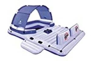 lot 1600 image: Bestway CoolerZ Tropical Breeze 6-Person Floating Island