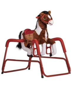 lot 1631 image: Rockin Rider Prince Spring Horse Ride On, 39 x 24 x 37.5