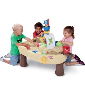 lot 1636 image: Little Tikes Anchors Away Pirate Ship Outdoor Play Water Table