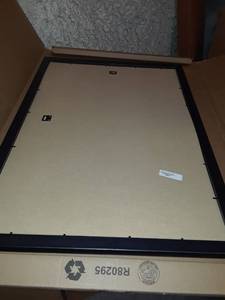 lot 6559 image: Mcs 60cm X 90cm Museum Poster Frame, Onyx Woodgrain (68859). Brand
