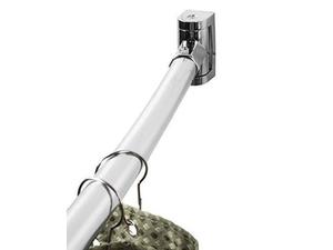 lot 6568 image: 163 6332 Exquisite Adjustable Curved Shower Curtain Rod, 36-inches To 61-inche