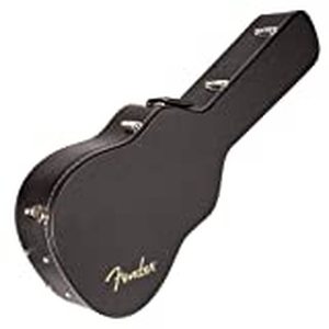 lot 6576 image: Fender Flat-Top Dreadnought Acoustic Guitar Case, Black