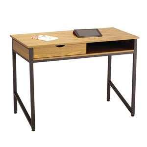 lot 6587 image: Safco, Single Drawer Office Desk, 1 Each
