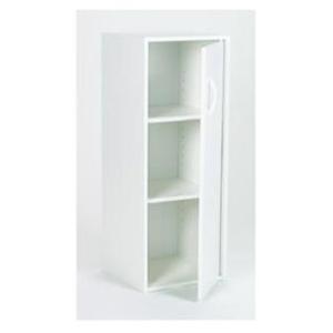 lot 6596 image: ClosetMaid 8988 Stackable 1-Door Organizer, White