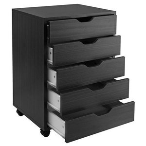 lot 6598 image: Winsome Halifax StorageOrganization, 5 drawer, Black