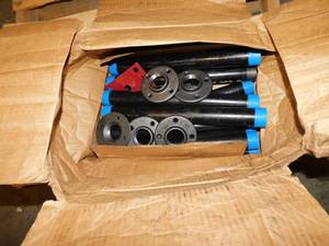 lot 1571 image: Steel Pipe and Mounting Hardware No info