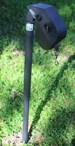 lot 6556 image: Dog Keeper - 360 Degrees of Freedom for Your Dog - Say Goodbye to Standard Ground Tethers Dog Leash Holder - Let Your Dogs Roam Freely Outside, DOGKEEPER, Gray