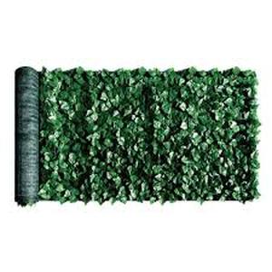 lot 6577 image: ColourTree Artificial Hedges Faux Ivy Leaves Fence Privacy Screen Panels ��Decorative Trellis - Mesh Backing - (39 x 158),Green