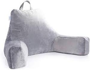 lot 6637 image: Linenspa Shredded Foam Reading Pillow - Extra Large Design For Adults - Perfe...
