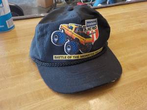 lot 5756 image: vintage hot rod monster truck hat