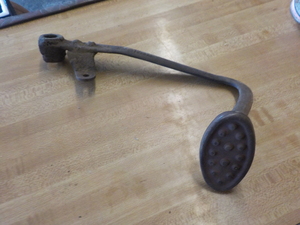 lot 5767 image: antique automobile brake pedal