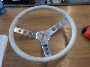 lot 5768 image: custom made steering wheel