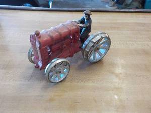 lot 5796 image: cast iron ford tractor