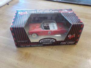 lot 5805 image: new texaco fire chief T bird die cast pedal car