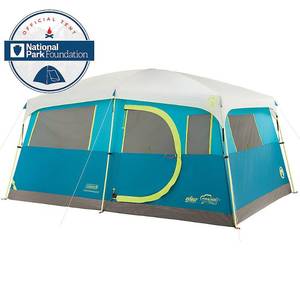 lot 4012 image: Coleman Tenaya Lake Fast Pitch 8-Person Cabin Tent with Closet