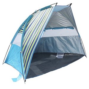 lot 4039 image: Texsport Calypso Cabana 2 Person Popup Canopy Shade Shelter Beach Tent, Blue