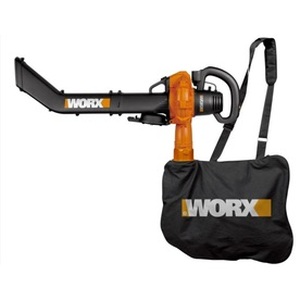 lot 4055 image: Worx WG508 12 Amp All-in-One Blower Mulcher Vacuum