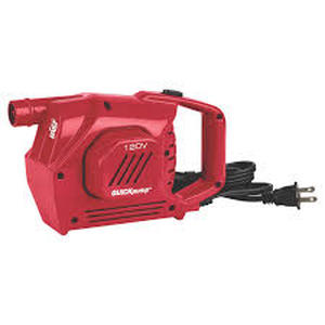 lot 4079 image: Coleman 120 Volt Electric Handheld Pump for Inflating Air Mattresses