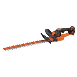 lot 4084 image: Hedge Trimmer Blackdecker 20V Max Powercut Hedge Trimmer, Orange Sorbet