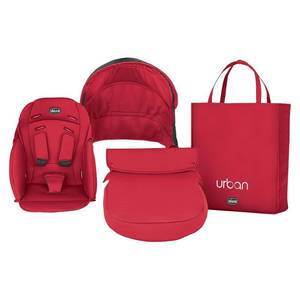 lot 4095 image: Chicco Urban Stroller Color Accessory Kit - Red