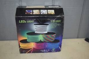 lot 418 image: LED Neon Light Roll Multi Color