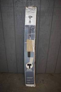 lot 49 image: Gibraltar Aluminum Mailbox Post Black
