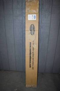 lot 57 image: Wam Bam Nantucket Picket Vinyl Fence - No Dig - Step in Fence 4 x 6