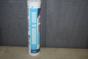 lot 82 image: 12 Tubes Window and Door Siliconized Acrylic Caulk Clear