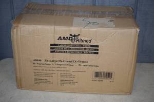 lot 114 image: 50 AMD Ritmed Disposable Lab Coats Size 3XL