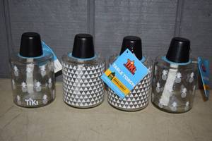 lot 173 image: 4 Tiki Table Torches