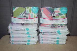 lot 186 image: 12 Packages of 2 Ocelo No Scratch Scrub Sponges
