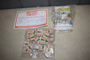 lot 268 image: 48 Home Depot Kids Workshop Binocular Kits