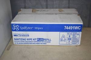 lot 362 image: Spilfyter Wipes Sanitizing Wipe Kit Plus Refill