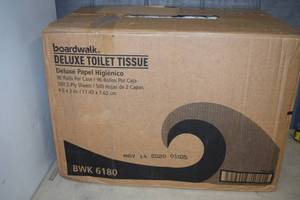 lot 434 image: 96 Rolls Boardwalk Deluxe Toilet Paper