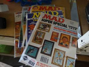lot 3109 image: Vintage MAD magazines