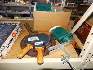 lot 3071 image: Table tennis supplies- Rackets net & misc.