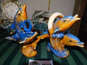 lot 3033 image: Dolphin collectibles