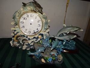 lot 3035 image: Dolphin collectibles