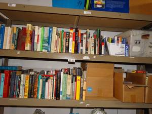 lot 3031 image: HUGE lot of assorted paper back & hard cover books