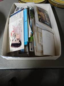lot 2944 image: Old postcards & misc.